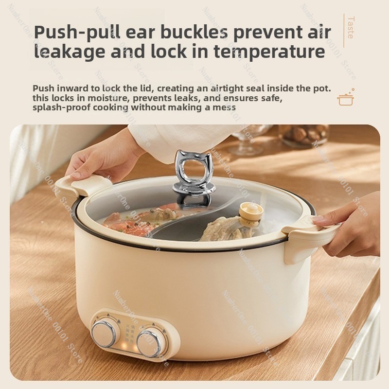6L 8L Double Pot Electric Hot  - Kitchen Appliances For Home review and price